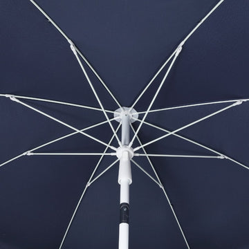 Mariner 6.5 ft. Classic Cottage Fringe Tassel Market Beach Umbrella